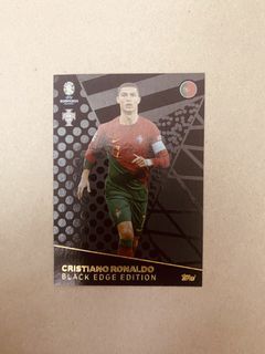 Cristiano Ronaldo Topps Black Edge EditionEuro 2024 Card