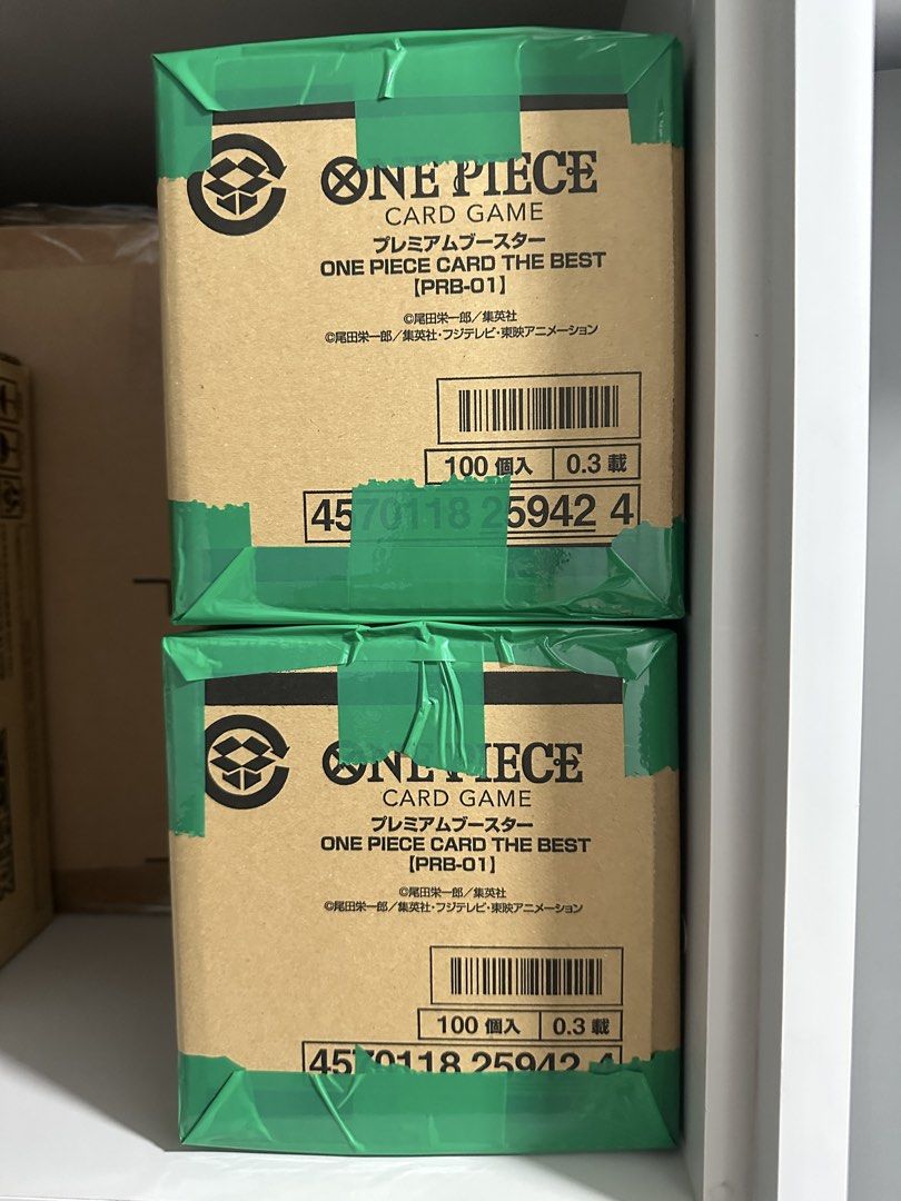 One Piece OP PRB01 Cases (Category: Card Boxes & Cases) located in Singapore. Submitted by darumagaming (Listing ID 1446047969, Image 1). Description: -$1600 each -Price is fixed, no negotiation please -Self pickup at 128020 or arrange your own courier..