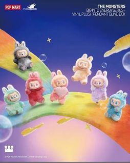 Pop Mart The Monsters Big Into Energy Series Vinyl Plush Pendant Blind Box
