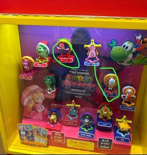 WTT Mario & Toad McDonalds Toys