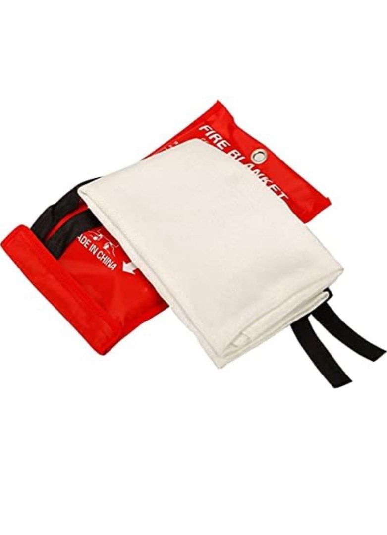 2218) Emergency Fire Blanket (1.2m x 1.2m) | Premium Fiberglass Safety Suppression Blanket for Kitchen, Home, Car, and Office Use (Category: Home Improvement Tools & Accessories) located in Singapore. Submitted by Sellswag (Listing ID 1446274349, Image 2). Description: Protect your home and family with this essential 1.2m x 1.2m Emergency Fire Blanket. Made from 100% premium flame-retardant fiberglass, it quickly suffocates small liquid, grease, 