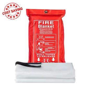 2218) Emergency Fire Blanket (1.2m x 1.2m) | Premium Fiberglass Safety Suppression Blanket for Kitchen, Home, Car, and Office Use (Category: Home Improvement Tools & Accessories) located in Singapore. Submitted by Sellswag (Listing ID 1446274349, Image 1). Description: Protect your home and family with this essential 1.2m x 1.2m Emergency Fire Blanket. Made from 100% premium flame-retardant fiberglass, it quickly suffocates small liquid, grease, 