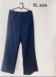 Black Wide Leg Pants XL Size
