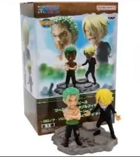 Brand New! Banpresto One Piece WCF Log Stories Figure Zoro & Sanji Nothing At All!!! 8cm