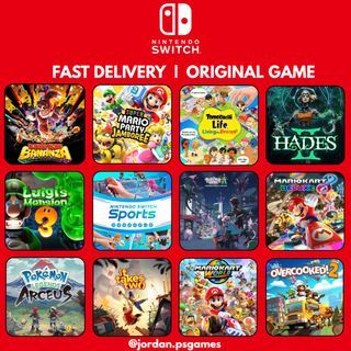 Nintendo Switch Games - Pokemon Legends ZA Z-A|Split Fiction|Mario Party Jamboree|FC 26|Super Smash Bros Ultimate|It Takes Two|Overcooked 2|Tomodachi Life|Nintendo Switch Sports|Moving Out|Mario Kart 8 Deluxe World|Pico|Just Dance 2026|Luigi Mansion
