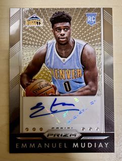 Panini Prizm Basketball Emmanuel Mudiay RC Auto