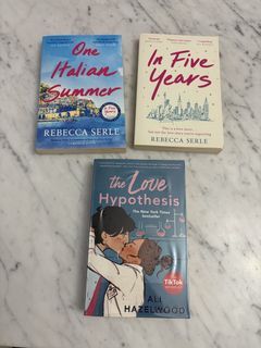 Rebecca Serle & Ali Hazelwood Books - One Italian Summer, In Five Years, The Love Hypothesis (Booktok)