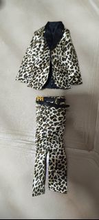 1/6 dam toys Leopard Print Suit for Doll - Jacket and Pants
