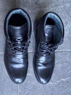 Rodd & Gunn Black Leather Lace-Up Boots EUR 44
