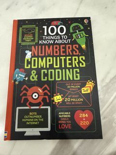 Usborne 100 Things to Know About Numbers, Computers & Coding Book