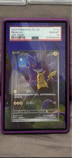 2025 Pokemon 151 CS Pikachu Art Rare PSA 10
