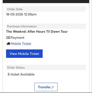 The Weeknd After Hours Til Dawn Tour Concert Day 2