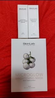(50% OFF) SkinLab Youth Apple-tizer Serum Peptide Perfect Ampoule MICROGLOW BRIGHTENING MASK SL Aesthetic clinic dry dehydrated hydrated moisturiser moisture fine lines crack tight ampoule oily apple stem cell facial sheet glow mask dry sensitive wrinkle