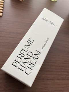 Afterblow perfume hand cream golden floral