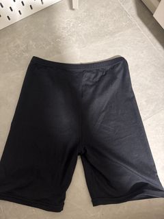Black Athletic Biker Shorts