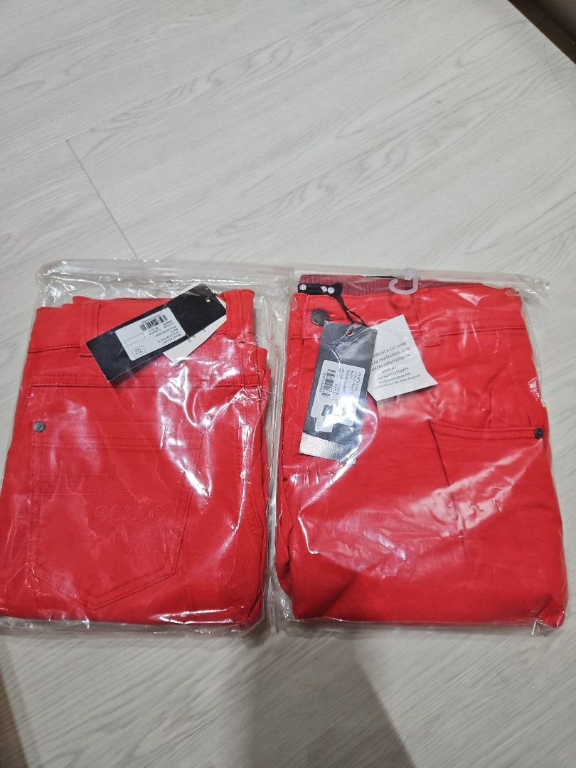 Diesel Pants Red Size 12 and 14 (Category: Jeans & Leggings) located in Singapore. Submitted by the.respace (Listing ID 1446795755, Image 1). Description: - Brand new red Diesel pants - Tag still attached - Ideal for casual wear Size : 12 and Size 14 $8 each Mail: $1.80.