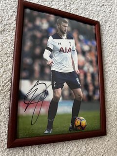 [COA] Framed Eric Dier Signed Tottenham Hotspur Photo – Pochettino Era