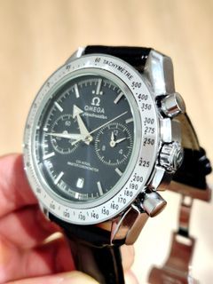 RARE Omega Speedmaster Two-Counters Co-Axial Heritage Racing Chronograph Watch, 44.25mm case