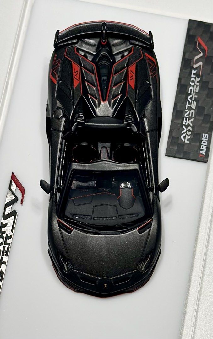 Tardis 1/64 Lamborghini Aventador SVJ Roadster in Dark Grey with detachable roof top (Category: Vehicle & Diecast Models) located in Singapore. Submitted by unusual64 (Listing ID 1441933124, Image 7). Description: New Arrival Tardis 1/64 Lamborghini Aventador SVJ Roadster in Dark Grey with detachable roof top. Special release limited 149pcs with display case. Collect at Ubi Oxley BizHub or by registered mail for $3.50.