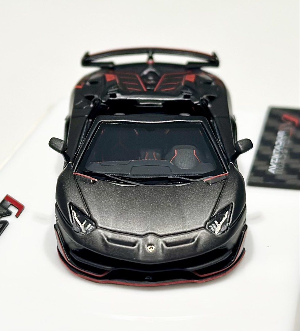 Tardis 1/64 Lamborghini Aventador SVJ Roadster in Dark Grey with detachable roof top (Category: Vehicle & Diecast Models) located in Singapore. Submitted by unusual64 (Listing ID 1441933124, Image 5). Description: New Arrival Tardis 1/64 Lamborghini Aventador SVJ Roadster in Dark Grey with detachable roof top. Special release limited 149pcs with display case. Collect at Ubi Oxley BizHub or by registered mail for $3.50.