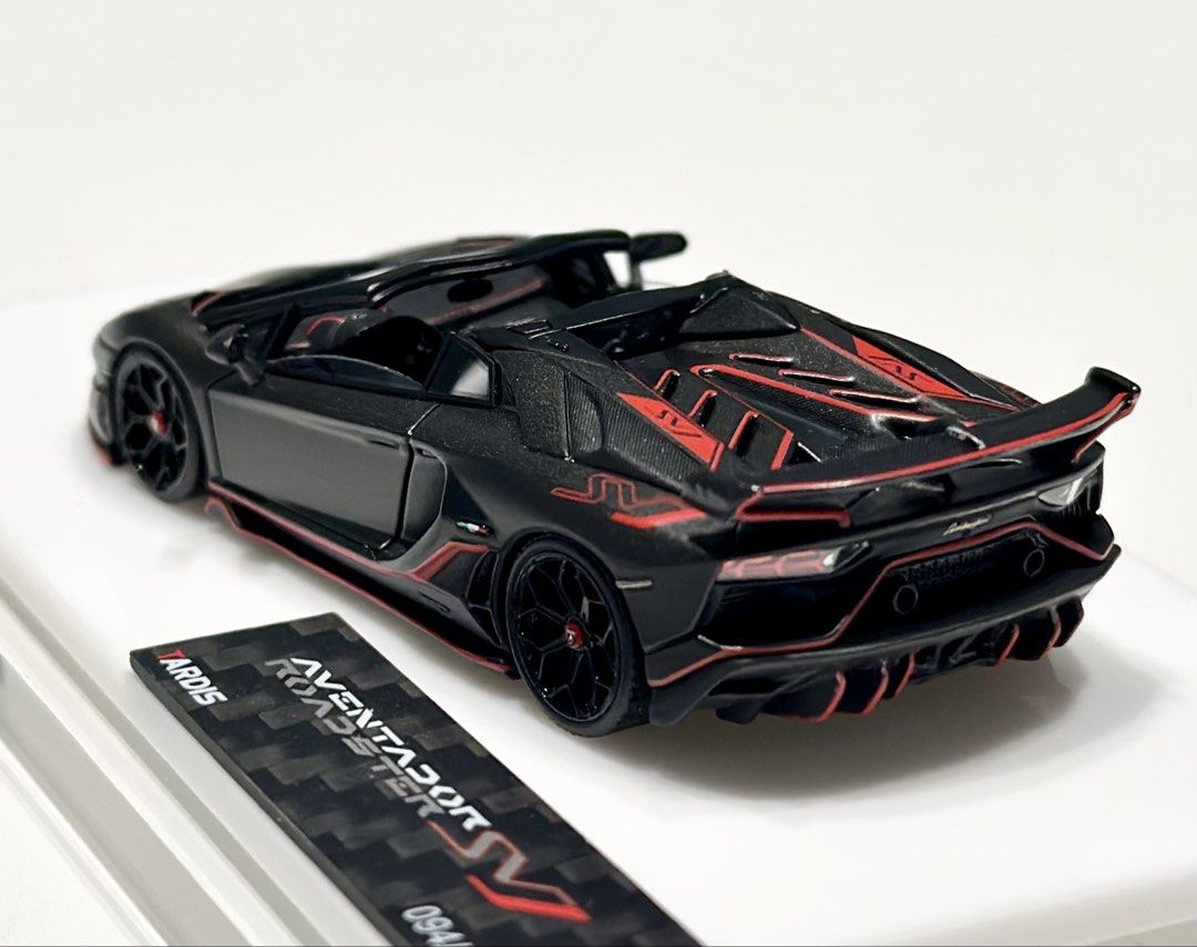 Tardis 1/64 Lamborghini Aventador SVJ Roadster in Dark Grey with detachable roof top (Category: Vehicle & Diecast Models) located in Singapore. Submitted by unusual64 (Listing ID 1441933124, Image 3). Description: New Arrival Tardis 1/64 Lamborghini Aventador SVJ Roadster in Dark Grey with detachable roof top. Special release limited 149pcs with display case. Collect at Ubi Oxley BizHub or by registered mail for $3.50.