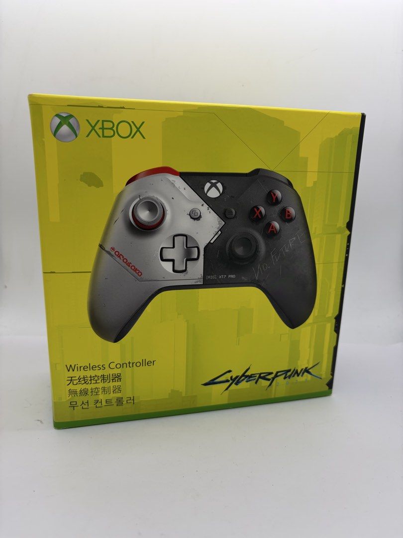 Xbox Wireless Controller – Cyberpunk 2077 Limited Edition (Category: Controllers) located in Singapore. Submitted by tm_tp_cashconverters (Listing ID 1441868236, Image 2). Description: Tampines Cash Converters SKU : 1810005050265 https://cashconverters.sg/products/xbox-cyberpunk-2077-gaming-controller-xbox-special-edition?_pos=1&_sid=26367bc8f&_ss=r For viewing, please proceed to our store (Cash Converters) located @ Blk 510 Tampines Central 1 #0