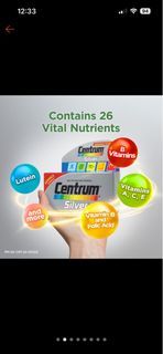 Centrum Silver Multivitamin/Multimineral Tablets