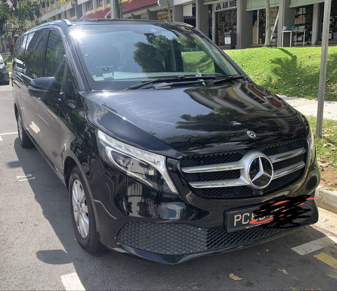 Mercedes Benz v220d for Rent (PHV) (Category: Car Rental) located in Singapore. Submitted by Quick_Deals88 (Listing ID 1442131188, Image 2). Description: Mercedes Benz v220d for rental Long wheelbase 9 seater P Plate, must have BDVL PHV ready Deposit $1000 Weekly : $945 Can drive into Malaysia Must have minimum 2 years driving experience..