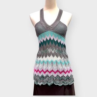 Missoni Knit Halter Top