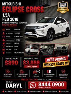 Mitsubishi Eclipse Cross 1.5T Elegance (A)