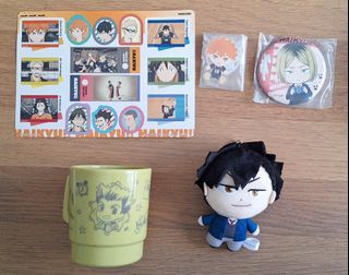 Various Haikyuu!! Official Merch