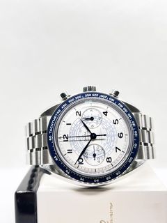 Pre Owned Omega Speedmaster Chronoscope 329.30.43.51.02.001 White Dial Winding Steel Casing Bracelet ( Sept 22 )