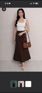 SSD Gia Midaxi Skirt Cocoa (S)