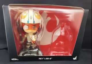 Star Wars Rey Figure Bobble-Head Disney Cosbaby Hot Toys 2017