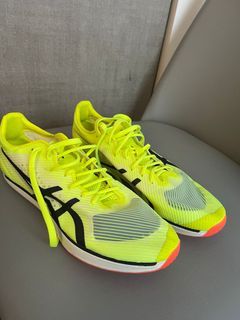 Asics Neon Yellow Track Spikes Running Shoes