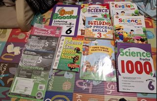 Primary 3 - 6 Learning Books PSLE - Math, Science, English