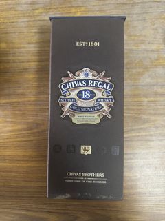 BNIB Chivas Regal 18 Year Old Gold Signature Scotch Whisky