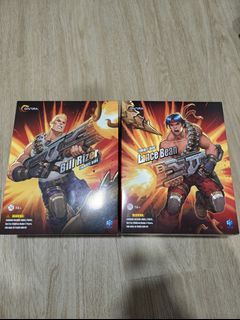 Hiya contra Bill Rizer & Lance Bean Action Figures