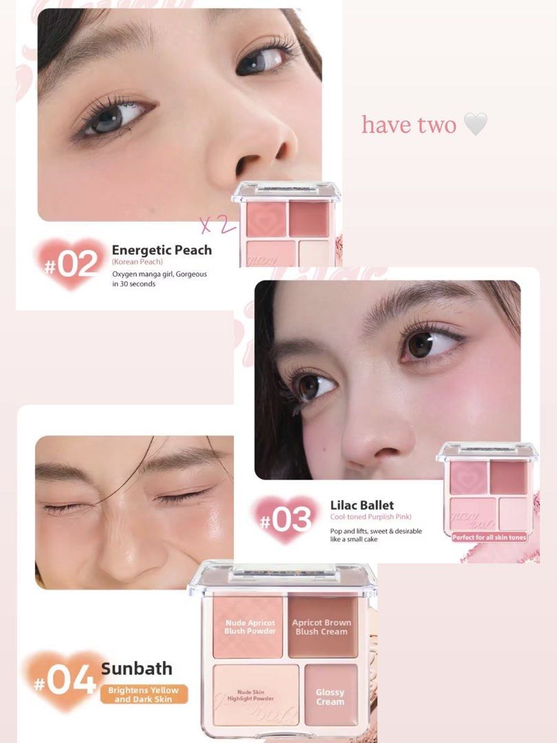 wts 100% cheapest authentic judydoll palettes - contour & highlight | eyeshadow | blush (Category: Makeup) located in Singapore. Submitted by cryste (Listing ID 1446968800, Image 10). Description: first row (contour) - $12 each second/third row (eyeshadow) - $12 each fourth row (blush) - $14 each more got disc! buy $30 for free tracked mail! - perfect as gift! 🎁 brand new and sealed! - CHEAPEST PRICE for authentic products:) - long expiry, just 