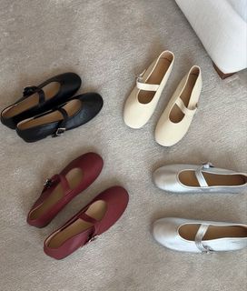 Better Shoes - Kate Mary Jane Flats - Red