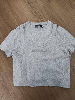 Gentle Woman grey T-Shirt Size M