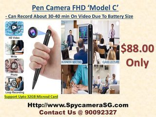 Spy pen camera hd