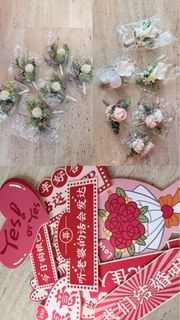 Wedding Boutonnieres & Photobooth Props,  Faux Rabbit Tail Decor