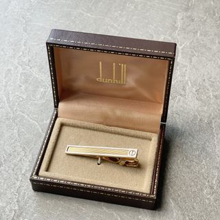 Dunhill Tie Clip Gold Silver Tone