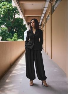 Love Bonito Cuffed Hem Cocoon Pants