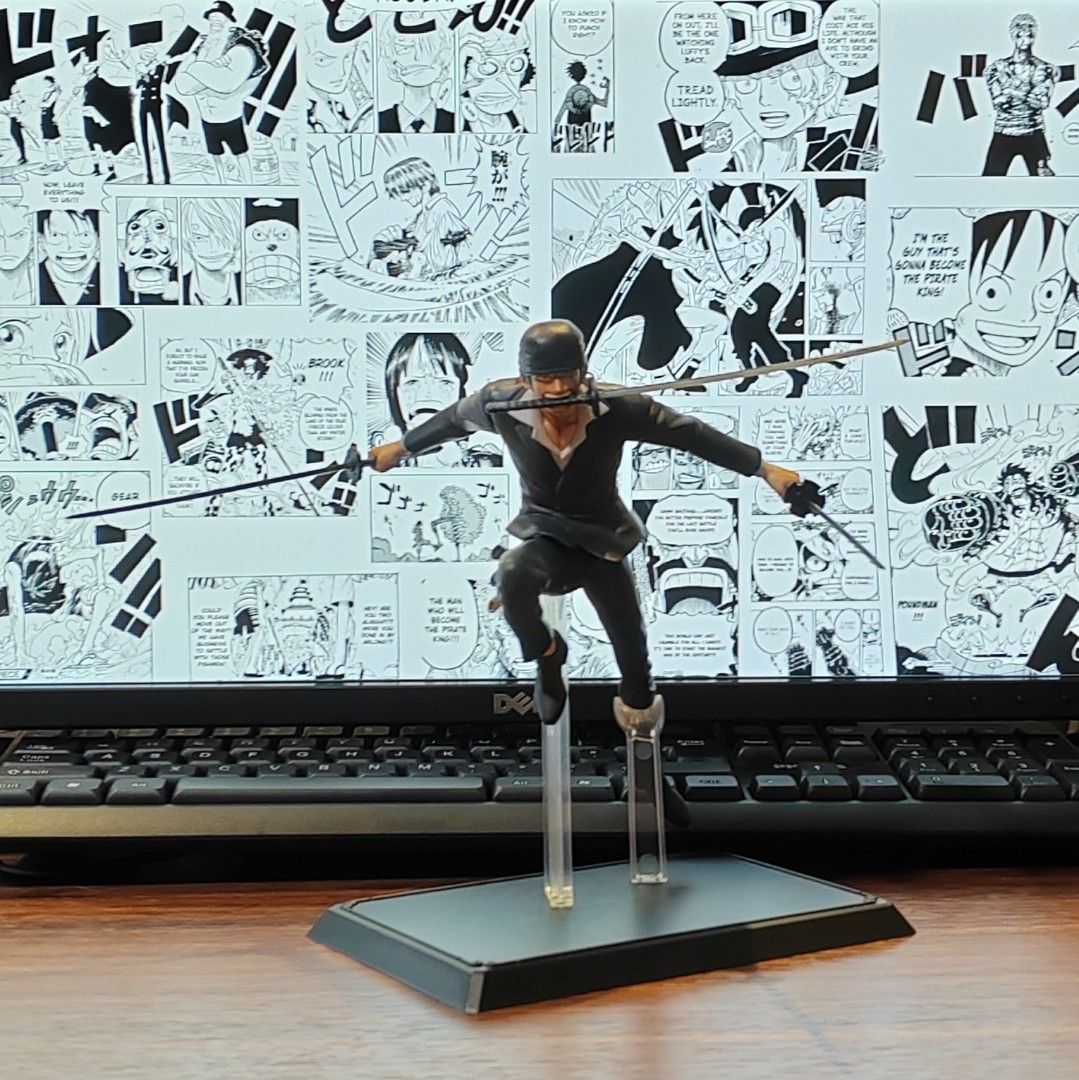 One Piece Figurines / Figures / Anime - Roronoa Zoro - Ichiban Kuji - Treasure Cruise (Prize E) (Category: Toy Figures) located in Singapore. Submitted by onepieceoftreasure (Listing ID 1449069169, Image 1). Description: No trade. This is a self repainted version, it enhanced the color shading of the skin tone Name: Roronoa Zoro Brand: Ichiban Kuji - Treasure Cruise (Prize E) Box: No Condition: The pictures are current condition. Well kept, good 
