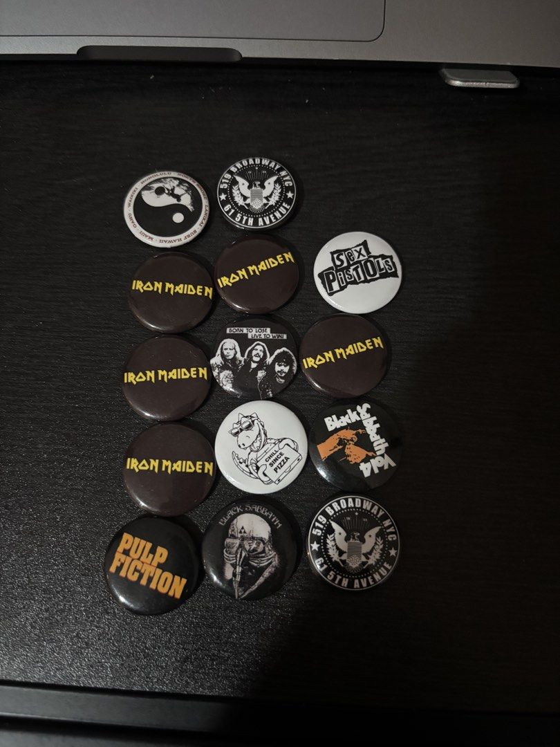 Assortment of Brandy Melville Pins (Category: Western Merchandise) located in Singapore. Submitted by _sellingxstuff_ (Listing ID 1449249090, Image 1). Description: .