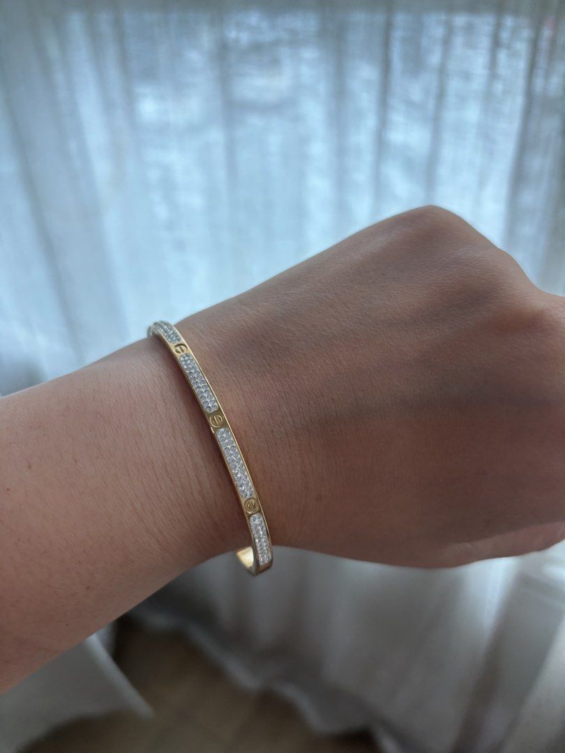 Designer Inspired Bracelets - Gold Tone (Category: Bracelets) located in Singapore. Submitted by rin_rin (Listing ID 1449163537, Image 5). Description: Selling my stash of gold bangles. Only worn for photo taking for this listing, never worn out. Kept well. - Inspired pieces, good quality - Price is fixed for 1, buy more for lower price - Chat more for details .