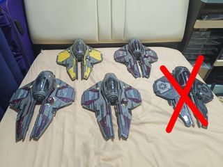 Star wars revenge of the sith Jedi starfighter x 4 ships