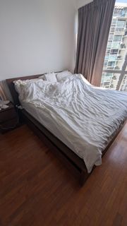 IKEA MALM King Bed Frame with Storage Drawers